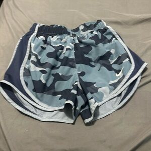 Camo nike running shorts